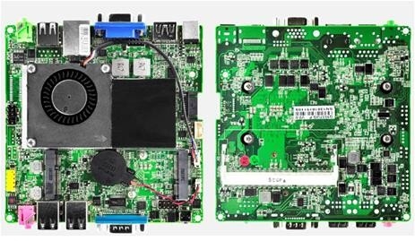 120×120mm ミニPCマザーボード インテル 1037U 2コア 1 X HDMIインターフェース 1 X VGA接続