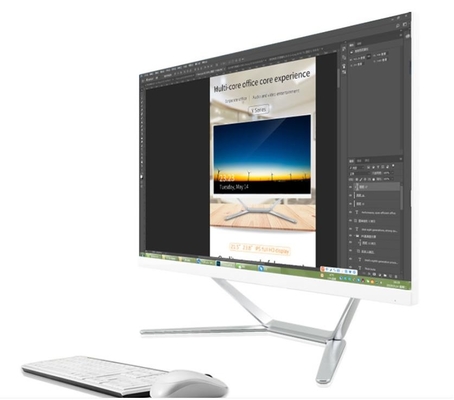 カスタム AIO タッチスクリーン PC 独立グラフィックカードとダブルトラックステレオスピーカー