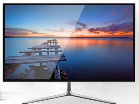 1台のコンピュータの48cmの幅AIOのデスクトップ パソコンの壁の台紙21.5すべて