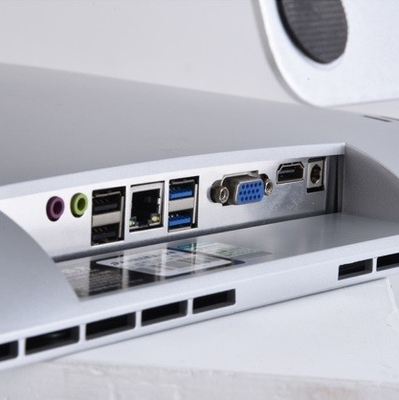 1つのPCの接触のFCC I5 8400 AIOのデスクトップ パソコンは240GB HDすべてゼロ騒音をワイヤーで縛った