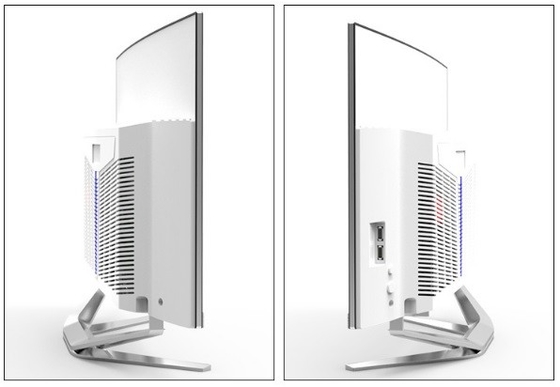 I5 - 2670 1つのコンピュータ銀製の白のAIOの賭博のPC 24のインチすべて