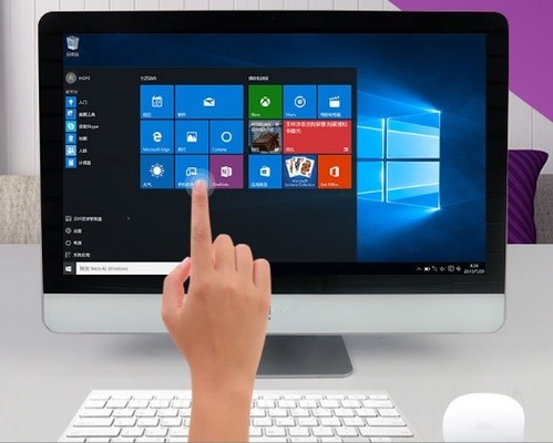 CPU I3 / I5 / I7 AIO タッチスクリーン PC 8G RAM 64G HD 解像度 1920x1080